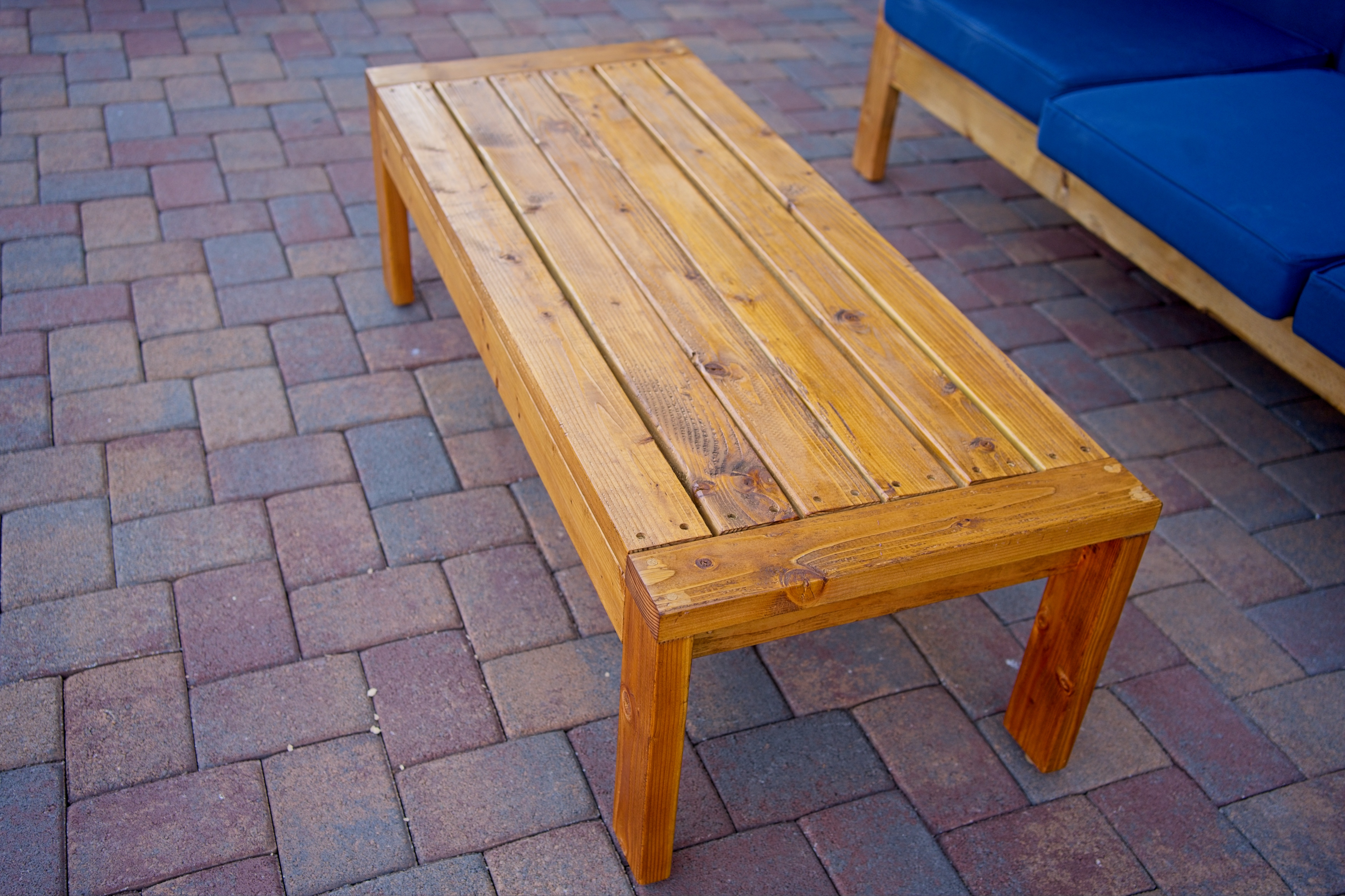 Outdoor Sofa & Coffee Table - Image 3