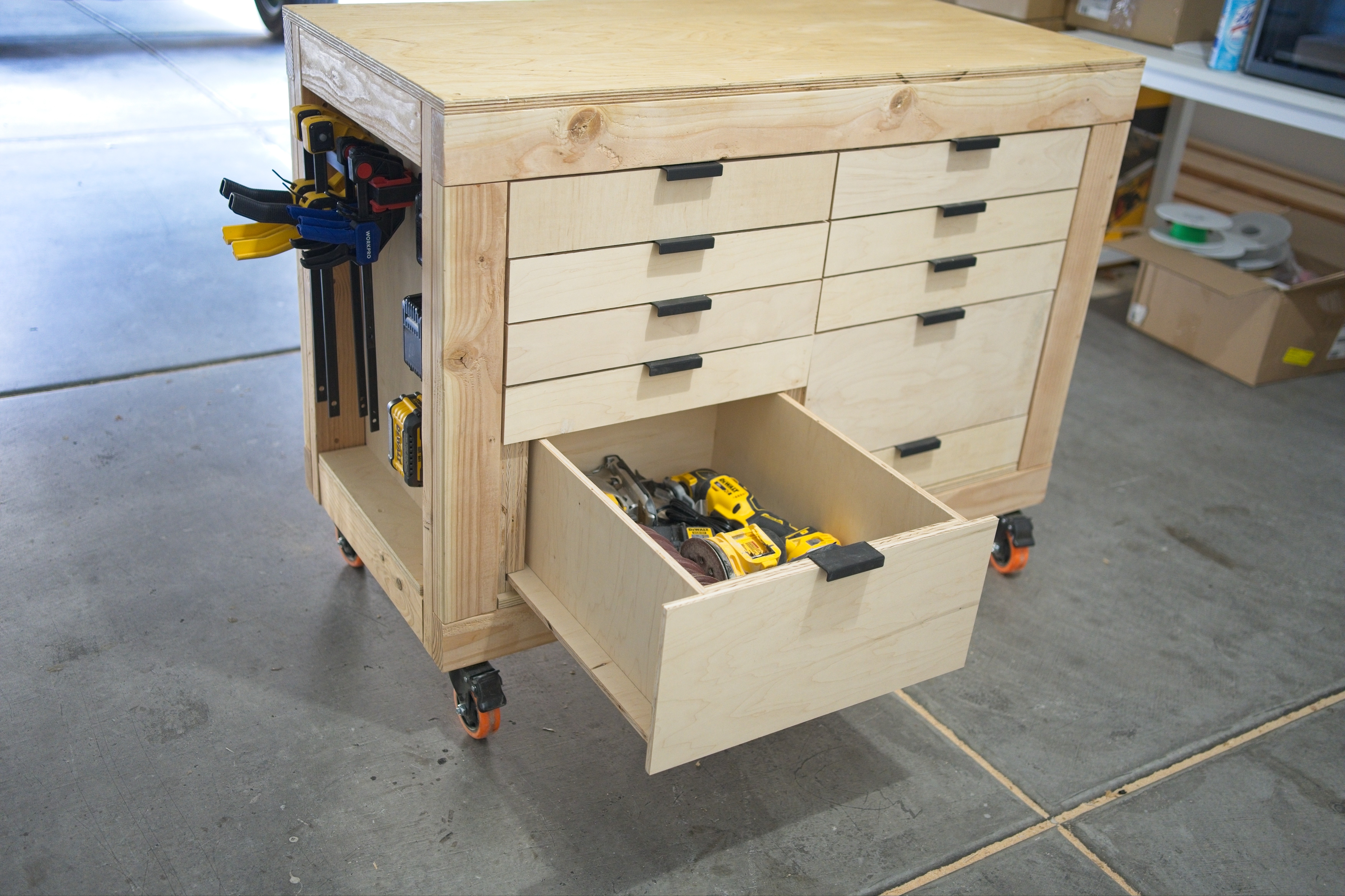 Mobile Tool Cabinet & Workbench
